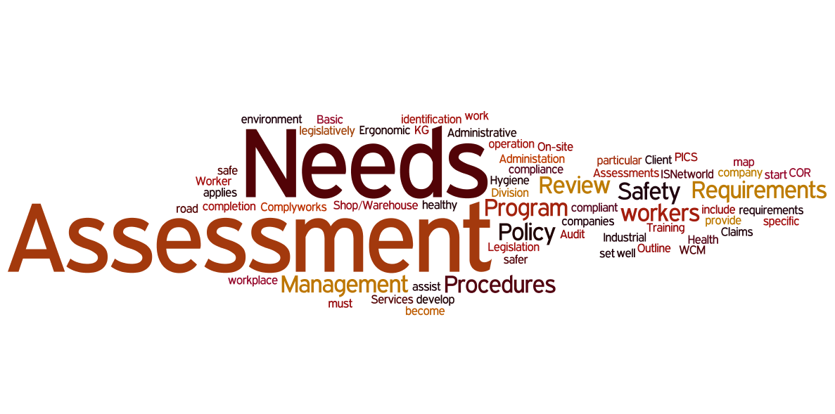 research about assessment needs